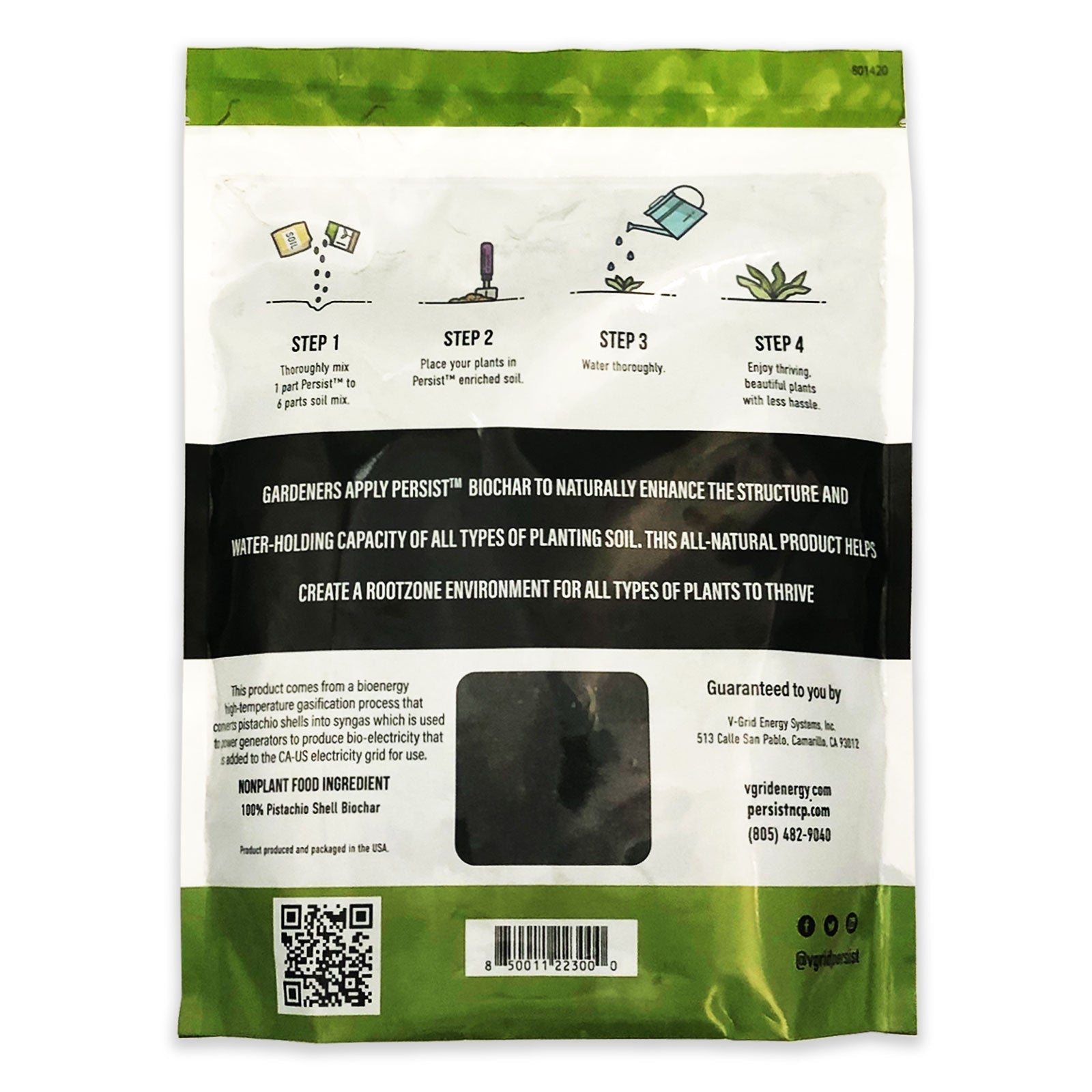 Persist Biochar Seal Back