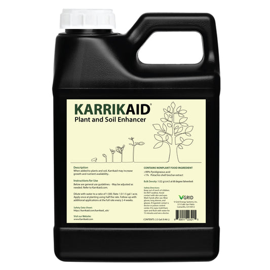 Karrikaid - Commercial Grade Plant and Soil Enhancer - For business agriculture applications 2.5 Gal