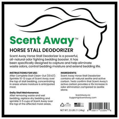 Scent Away - Horse Stall Deodorizer (25lbs)