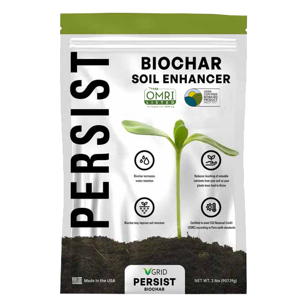 Persist Biochar 2 lbs (3 Qt)